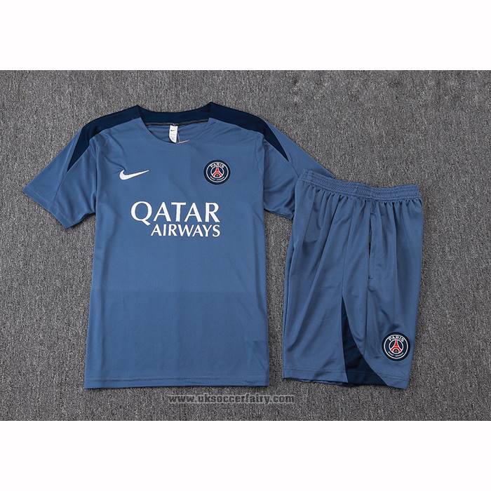 Tracksuit Paris Saint-Germain Jordan Short Sleeve 2025-2026 Grey - Shorts